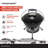 Megamaster 14.5" Kettle Charcoal Grill