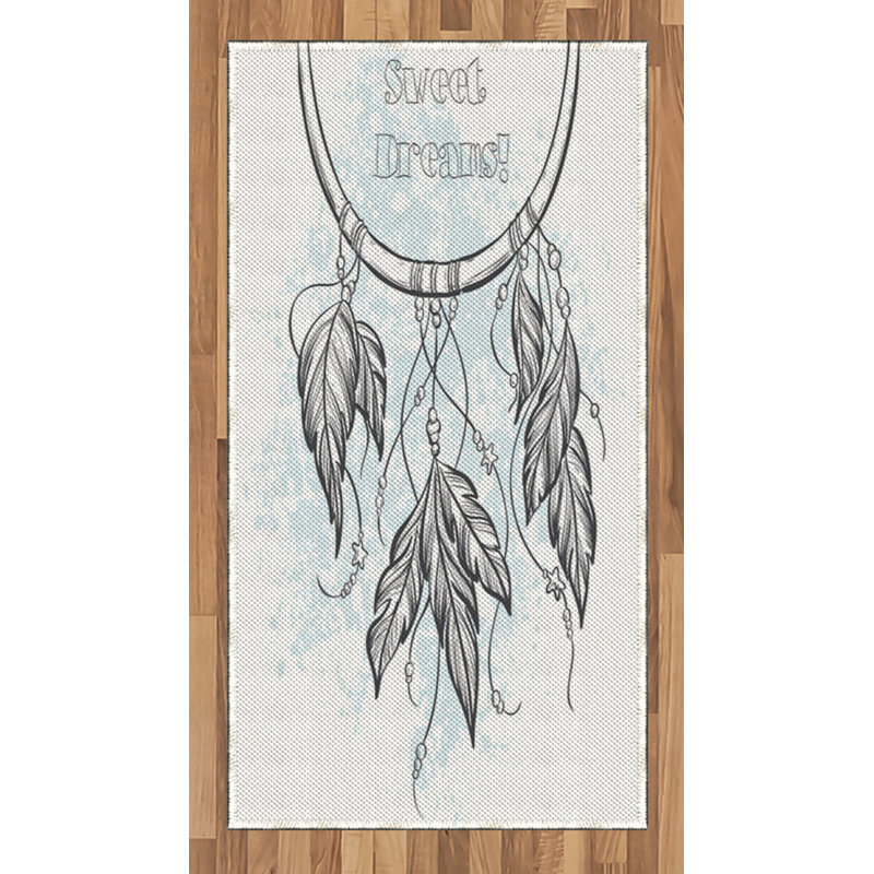 Saying High Density Long Fiber Poly Threads Decorative Area Rug Carpet, Rectangle 2'7" x 5'
