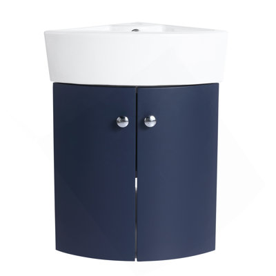 Ensemble de meuble-lavabo d'angle pour meuble-lavabo de coin en céramique (CVC05316NB)