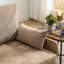 Fauteuil convertible en chenille avec accoudoirs convertibles 3-en-1 en chenille