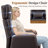 Edinson Executive Office Chair with Swing Out Armrests, Expanded Seating Space-1452072054