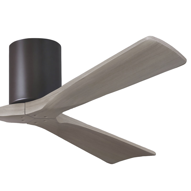 Irene Ceiling Fan, Textured Bronze, Gray Ash Tone, 60"