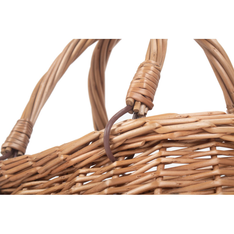 Child sized Wicker Swing Handled Shopper Basket