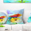 Incroyable aquarelle de marguerites printanières - coussin à imprimé floral-29601087-29601090