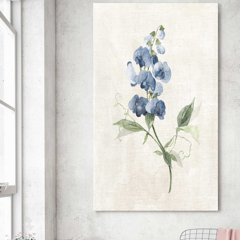 Farmhouse Periwinkle II by Carol Robinson - Wrapped Canvas Painting, 30" H x 18" W x 1" D