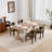 Rustic Upholstered Dining Chairs, Side Chairs With Solid Wood Frames Set Of 2-1372295717-1362306357