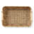 2pk Seagrass Oval Storage Baskets w/ Wooden Handles, Medium Woven Bins-2094011664