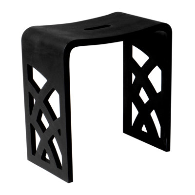 16.5'' W Solid Surface Resin Shower Bench