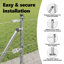 Hexagon Fence Galvanised Steel-907802370-907802430