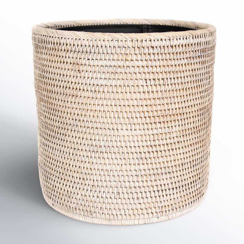 Corbeille pour déchets 4 gallons Rael, Blanc délavé