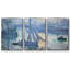 Ensemble de 3 pièces encadrées sur toile Monet-750728032-750728060