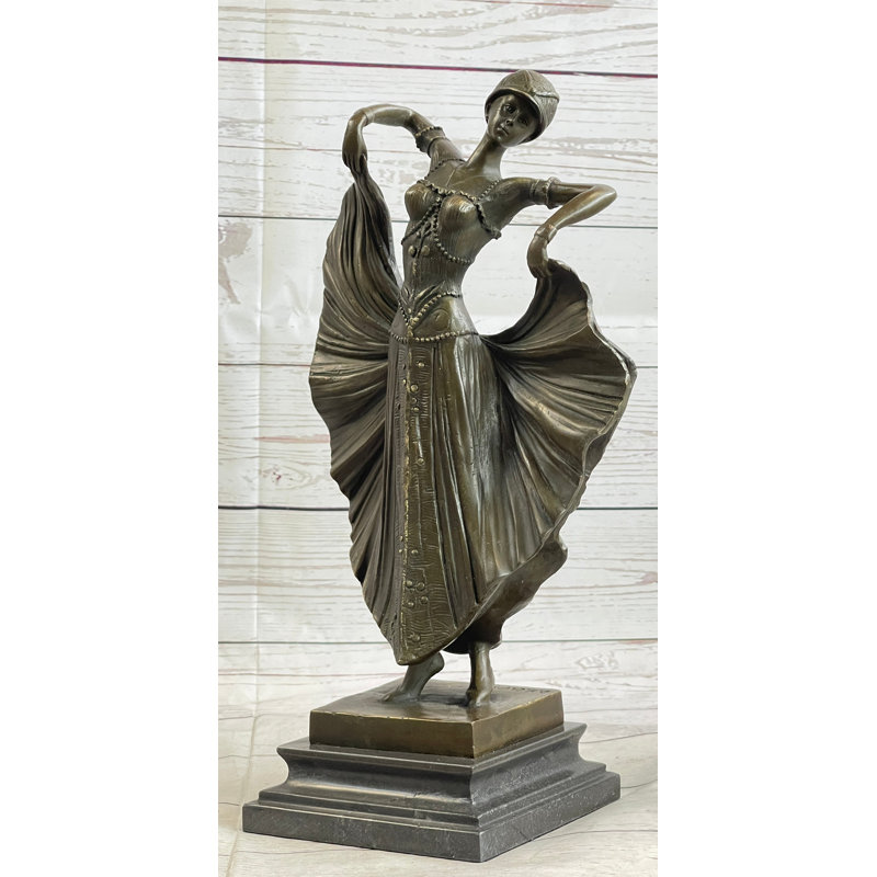 Statue de danseur français Pevensie Chiparus