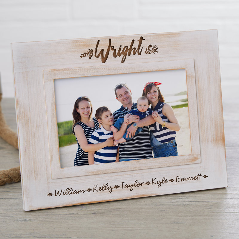 Wood Beveled Picture Frame, Yes