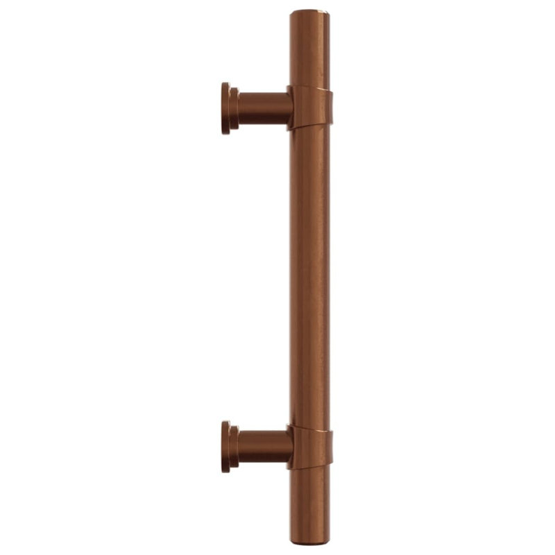 Metro Lane Cabinet Handles 10 Pcs Black 64 Mm Stainless Steel, Bronze, 192 Mm