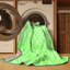 Tapis vert lavable à la machine de style Mid-Century moderne 123-274257066