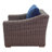 Courtyard Casual Tivoli 3 Pc Chat Set, Set Includes End Table & Two Club Chairs