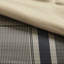 Édredon à carreaux et drap en bleu marine, literie confortable avec draps bleu taupe, respirant doux-122450216