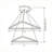 Apex Geometric 2-Tier Triangular Integrated LED Chandelier-1834349594-1834349595
