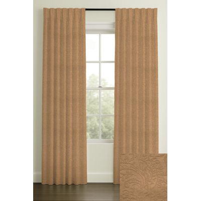 Myers Double-Lined Cotton Matelasse Curtain