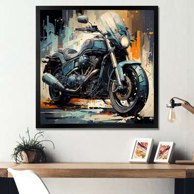 " Blue Chopper Bike Matrix "