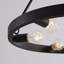 Lustre rustique en métal 6 lumières Fallan