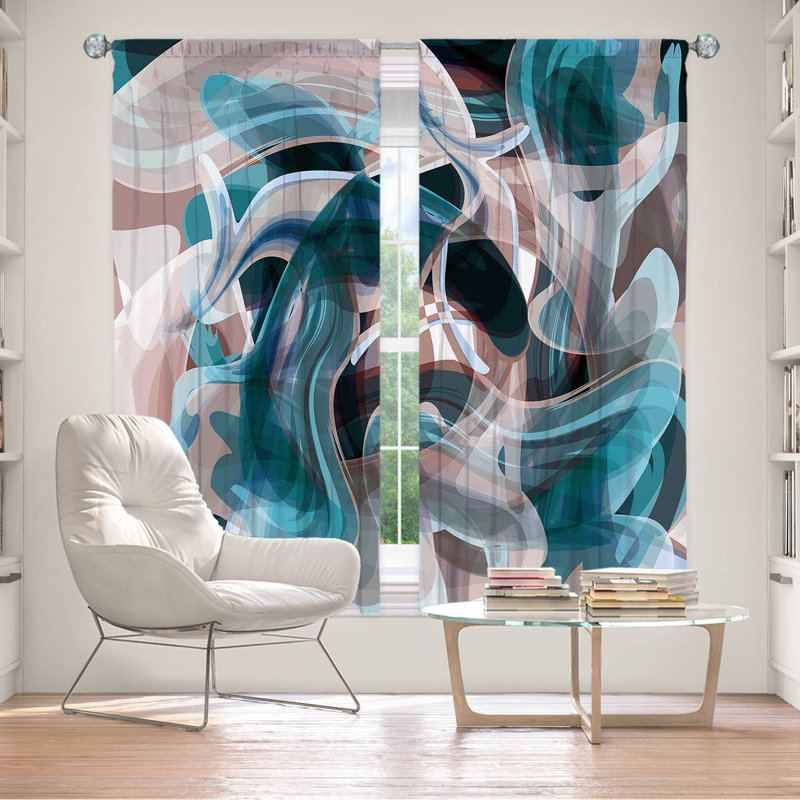Derriey Room Darkening Curtain Pair, 40" W x 52" L