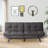 Merisha Upholstered 71'' Reclining Sleeper Sofa