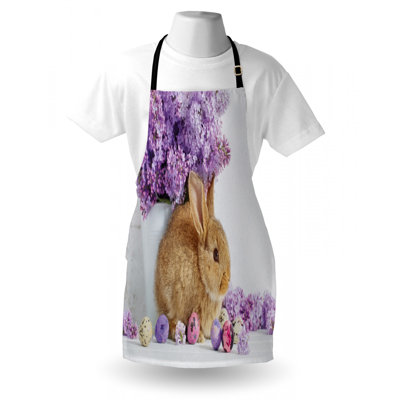 Easter Floral Bib Apron