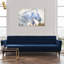 Indigo Stripes, Jungle Paint Stripes Rustic Blue - Peinture sur toile pour le salon-71079676-71079681