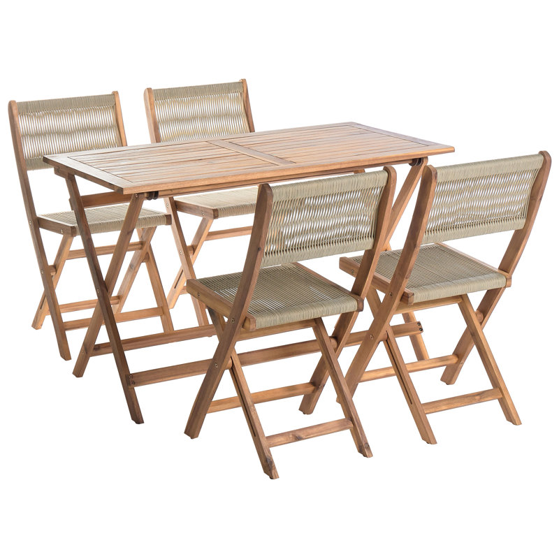 Bolaji 4 - Person Dining Set, Beige
