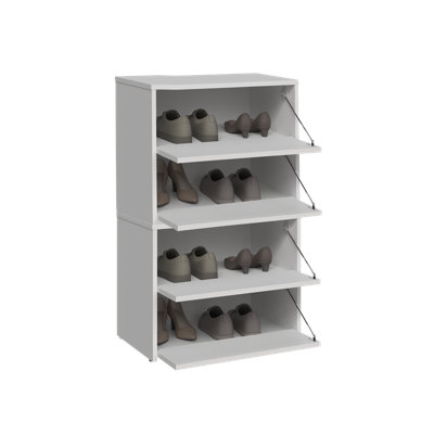 Sidwel 10 Pair Shoe Storage Cabinet
