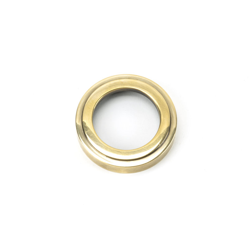 Escutcheon Door Accessory, Aged Brass