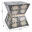Solid + Manufactured Wood Accent Stool