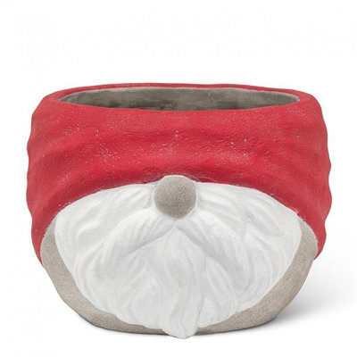 Grand pot de fleurs Santa
