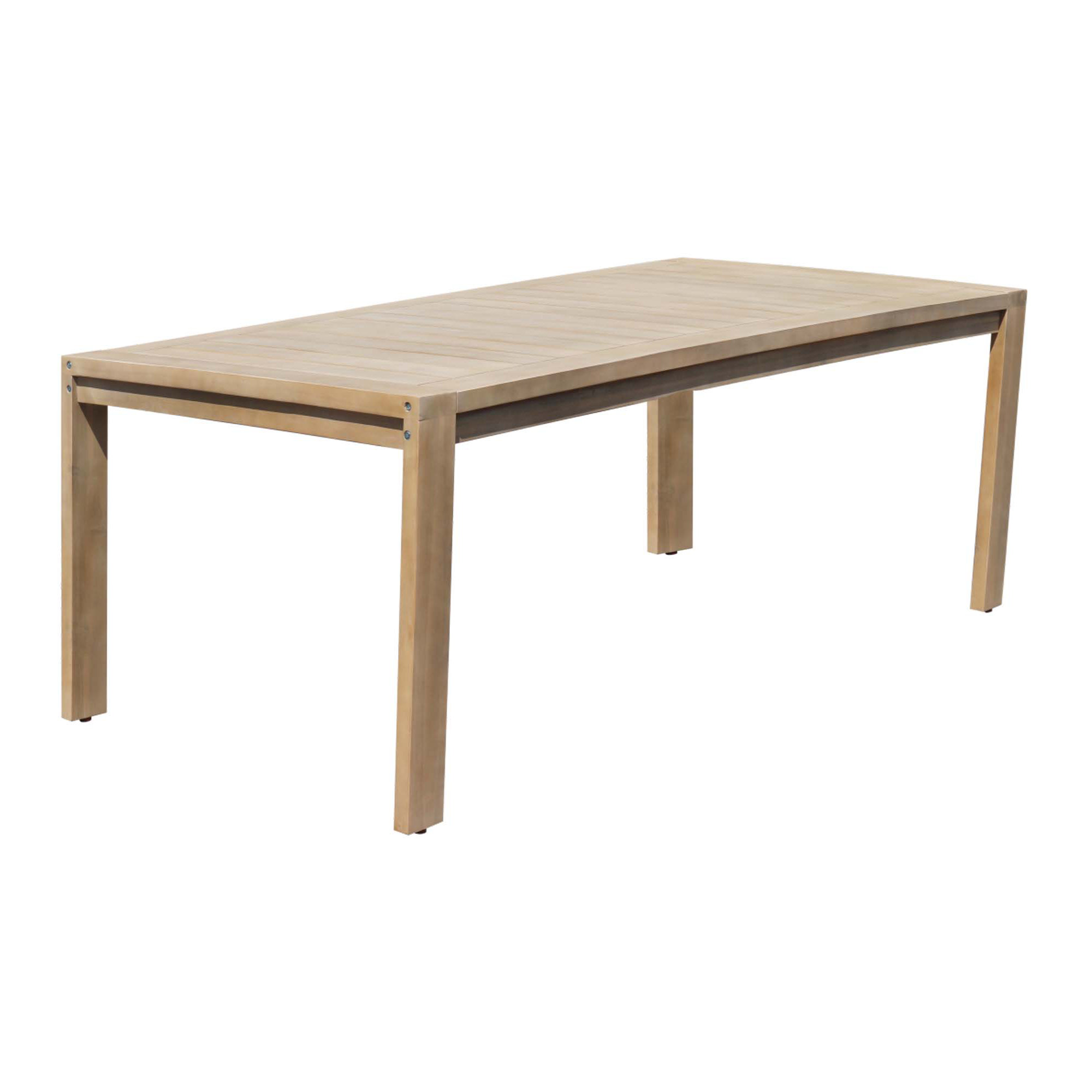 Joly Outdoor Dining Table, Teak, 30" H x 87" W x 40" D