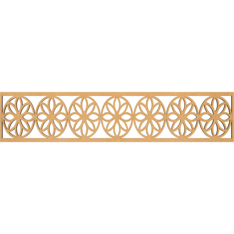 Moulure Blume, H 10 po x l 46,75 po x P 0,375 po, Bois aggloméré brut