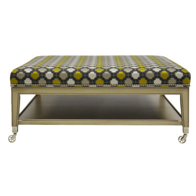 Michael Weiss Tucker 44.5" Wide Square Cocktail Ottoman with Storage