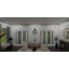 Glenolden 4-Light Matte Black Pendant Light
