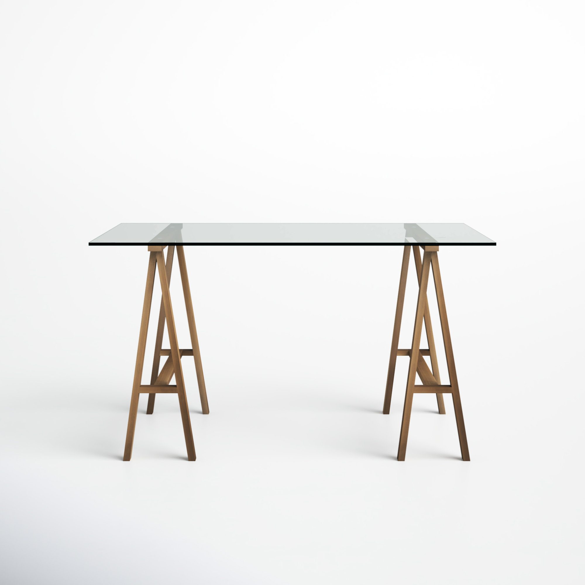 Joss & Main Dita Glass Top Metal Base Dining Table & Reviews | Wayfair 