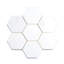 Nubes 10 x 11 Thassos Honed Marble Pearl Mosaic Hexagon Tile (3.75 Sq Ft/Case) - 5 Pack