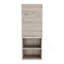 Mila Bathroom Cabinet, Two Interior  Shelves, Two External Shelves, Single Door Cabinet -Light Grey