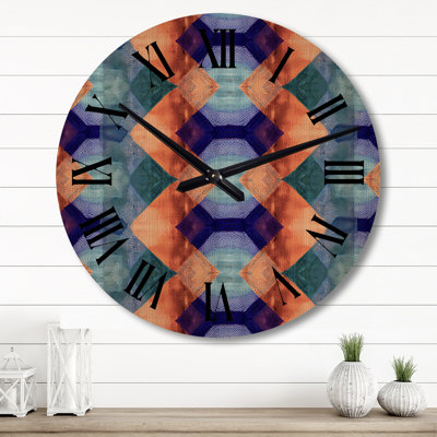 Horloge murale en bois massif Marielena