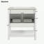 Meuble-lavabo de 30 pouces avec lavabo en céramique et rangement polyvalent - idéal pour les petites salles de bain-134475710