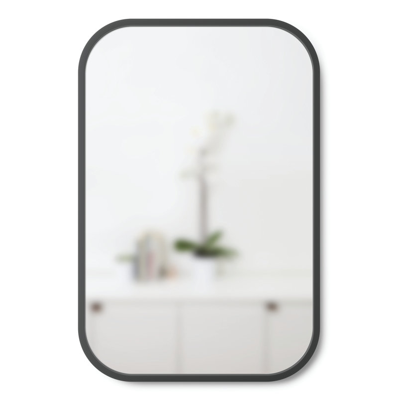 Umbra Hub Rectangular Mirror 24 x 36" (61 x 91 cm), Black