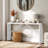 Ademara Extra Long Farmhouse Console Table For Entryway，Narrow Console Table Hallway -2123270525-2123270487