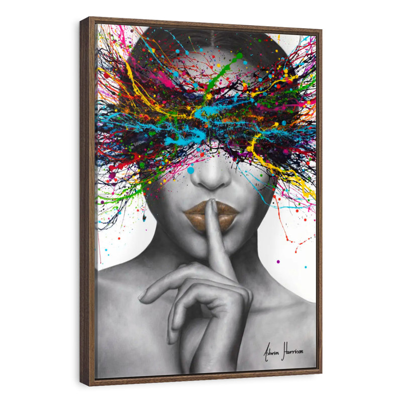Sounds Of Silence, 29" x 43", Floating Frame Walnut
