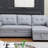 Beuna 83.5" Modern Reversible Sleeper Sectional Sofa with Storage Chaise-346567177