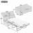 49.6" Ottoman with a Folding Sofa Bed, Convertible Ottoman Sleeper with Memory Mattress and Tufted Design for Living Room-1822766032