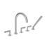 Pavani Bathroom Roman Tub Faucet with Handshower-1986747527