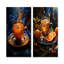 Turkish Coffee Twilight - ensemble d'art mural sur toile café-102569960-102569963